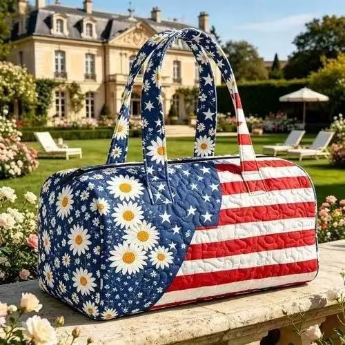 Outdoor Adventure Rv - Vintage Camper Van Print Duffle Bag