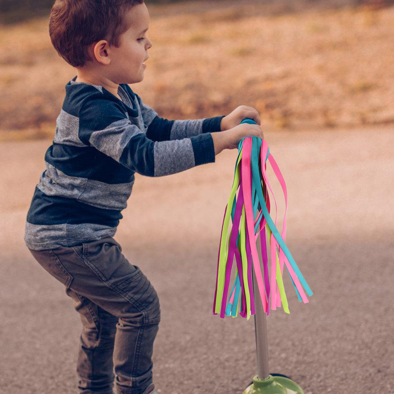 Outdoor Adventure For Toddlers - 3Pcs Bike Handlebar Streamers Set 32-Tassel