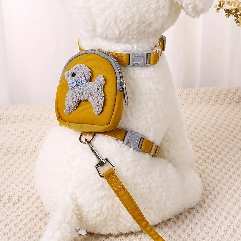 Outdoor Adventure With No Backpack - Adjustable Soft Pet Vest with Backpack