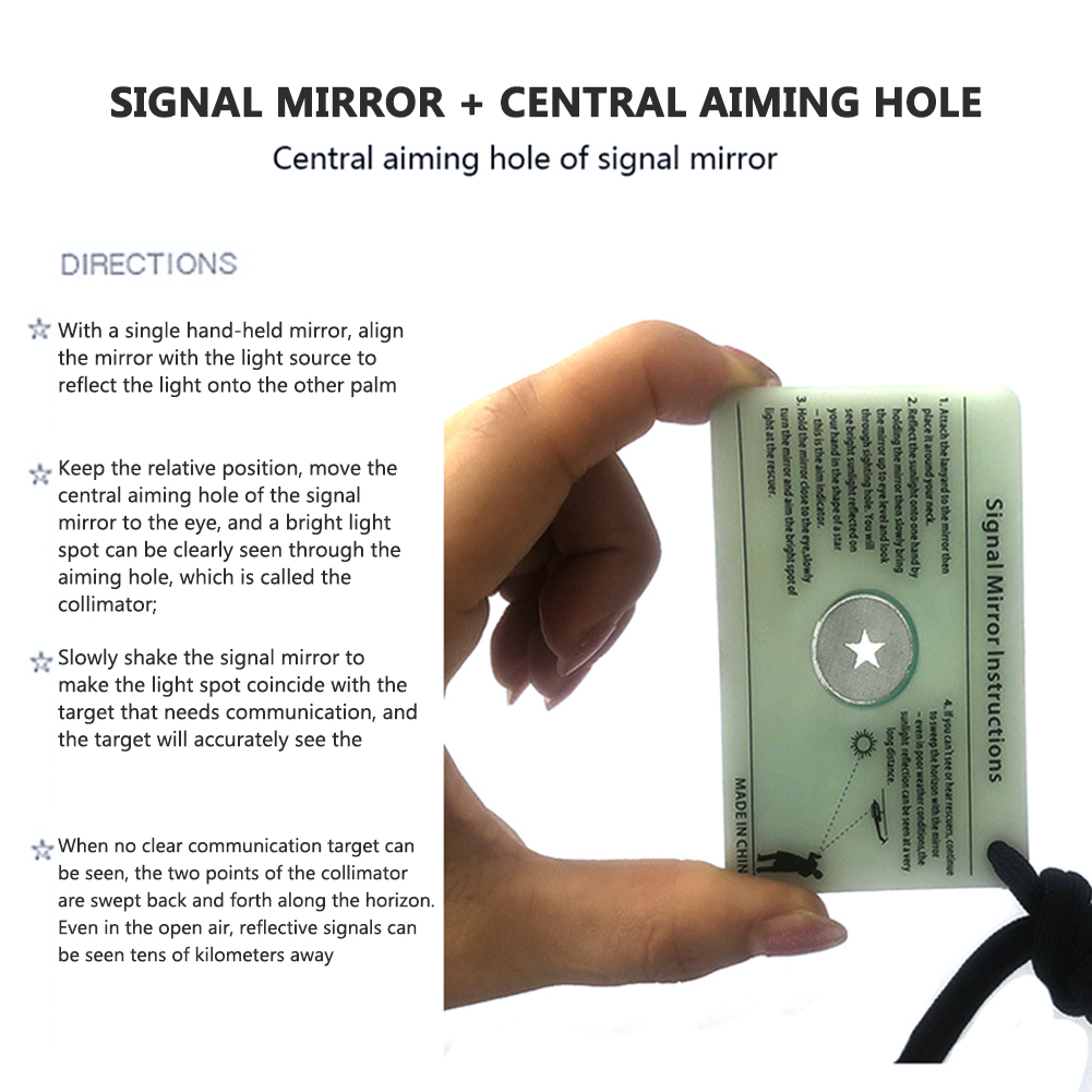 Multifunction Survival Marine  - огляд і ціна Signal Mirror Rescue