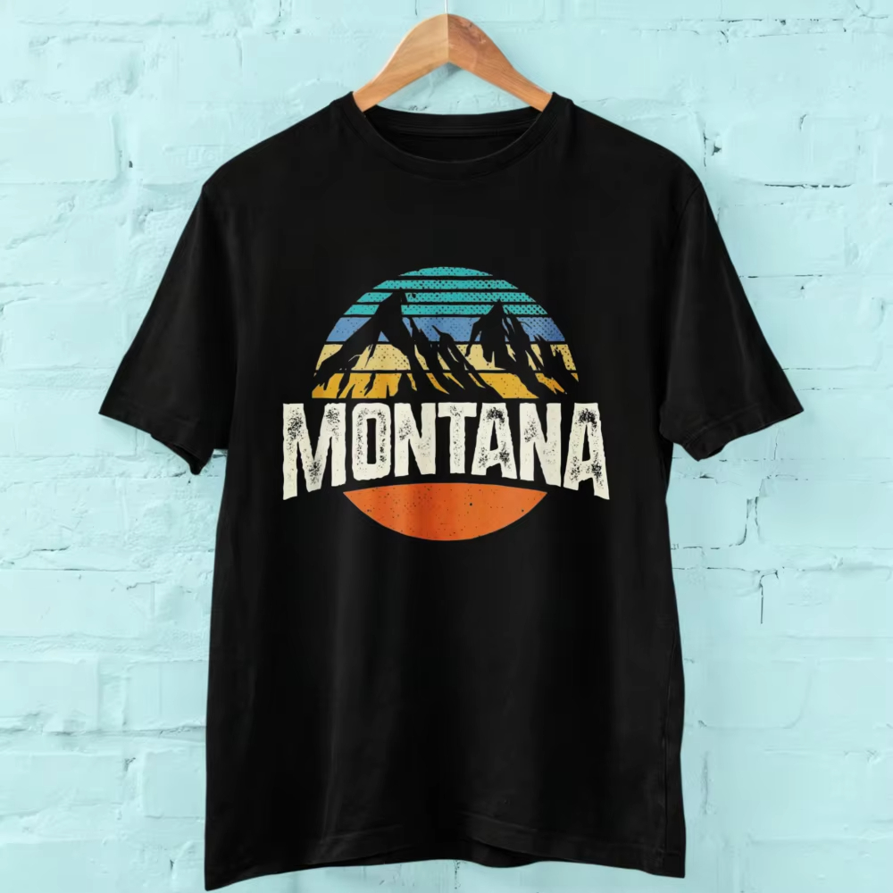 Montana Mountains Retro Design - огляд і ціна Outdoor Adventure Films