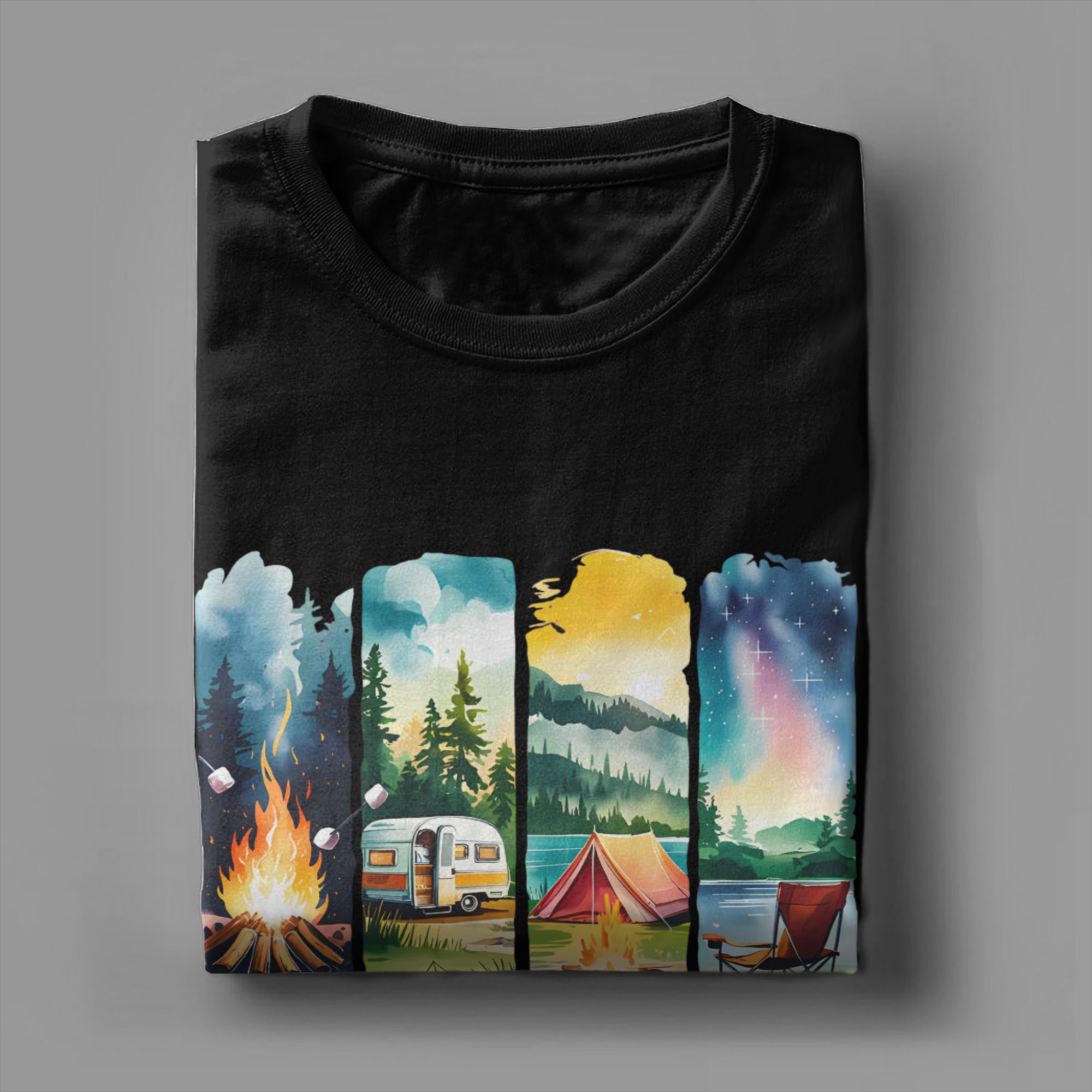 Camping Life T-Shirt RV Tent C - огляд і ціна Outdoor Adventure Rv
