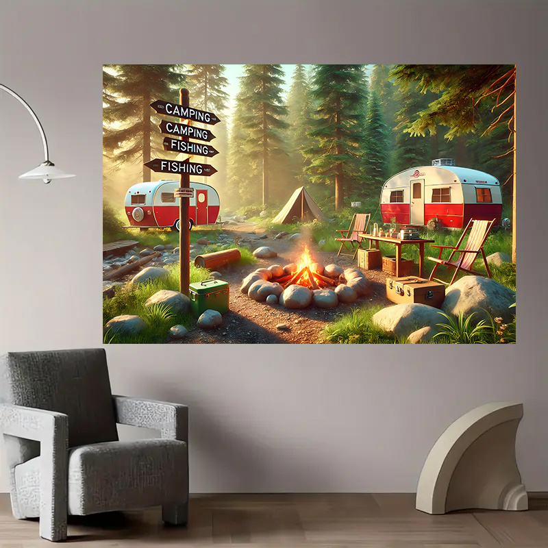 Camping RV Trailer Tapestry Ou - огляд і ціна Outdoor Adventure Rv