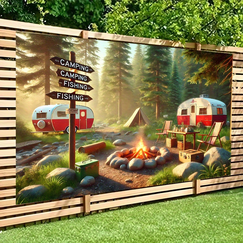 Camping RV Trailer Tapestry Ou - огляд і ціна Outdoor Adventure Rv