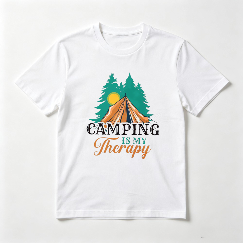 Camping Is My Therapy T Shirt  - огляд і ціна Outdoor Adventure Therapy