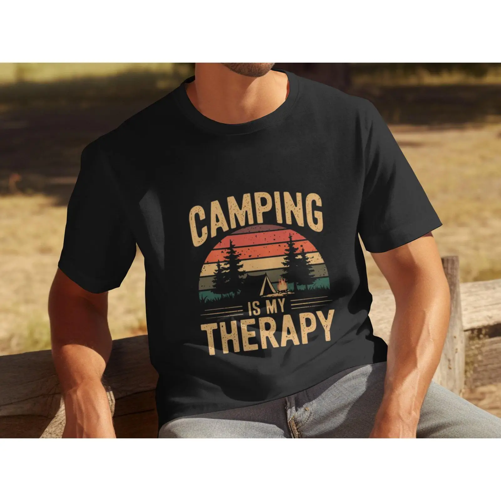 Men's Camping Is My Therapy Re - огляд і ціна Outdoor Adventure Therapy