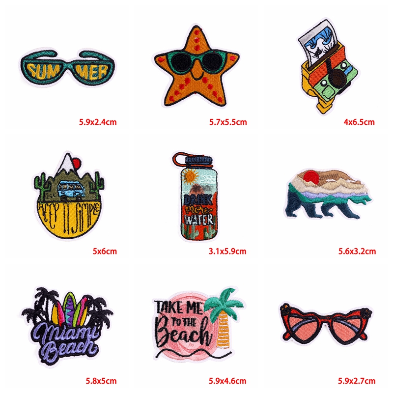 10PCS Iron On Patches Outdoor  - огляд і ціна Outdoor Adventure And Travel Show