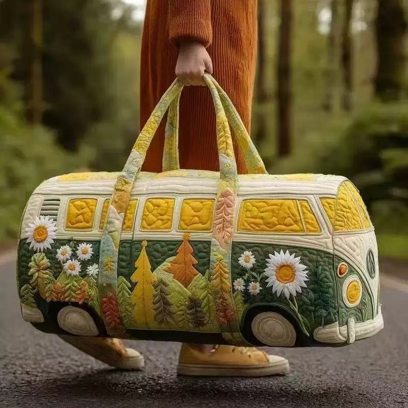 Vintage Camper Van Quilted Duf - огляд і ціна Outdoor Adventure Rv