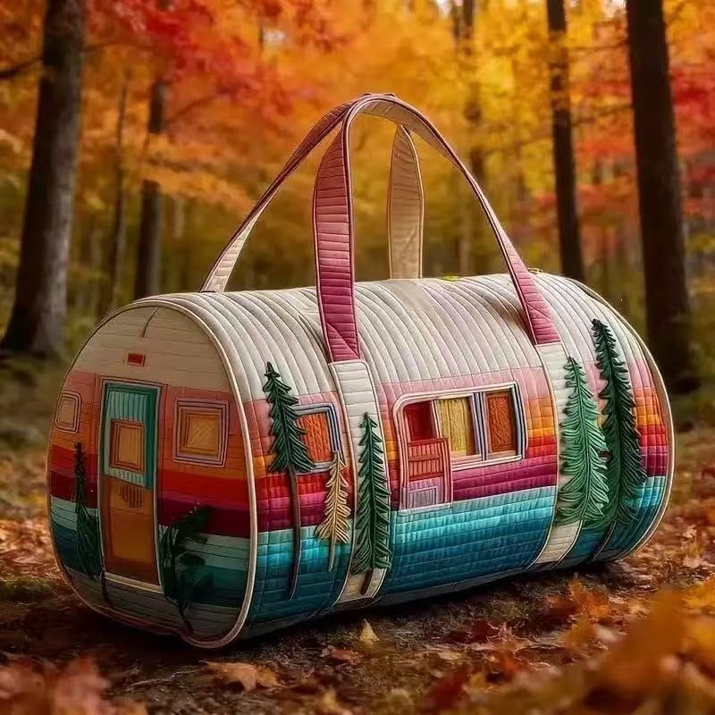 Vintage Camper Van Quilted Duf - огляд і ціна Outdoor Adventure Rv