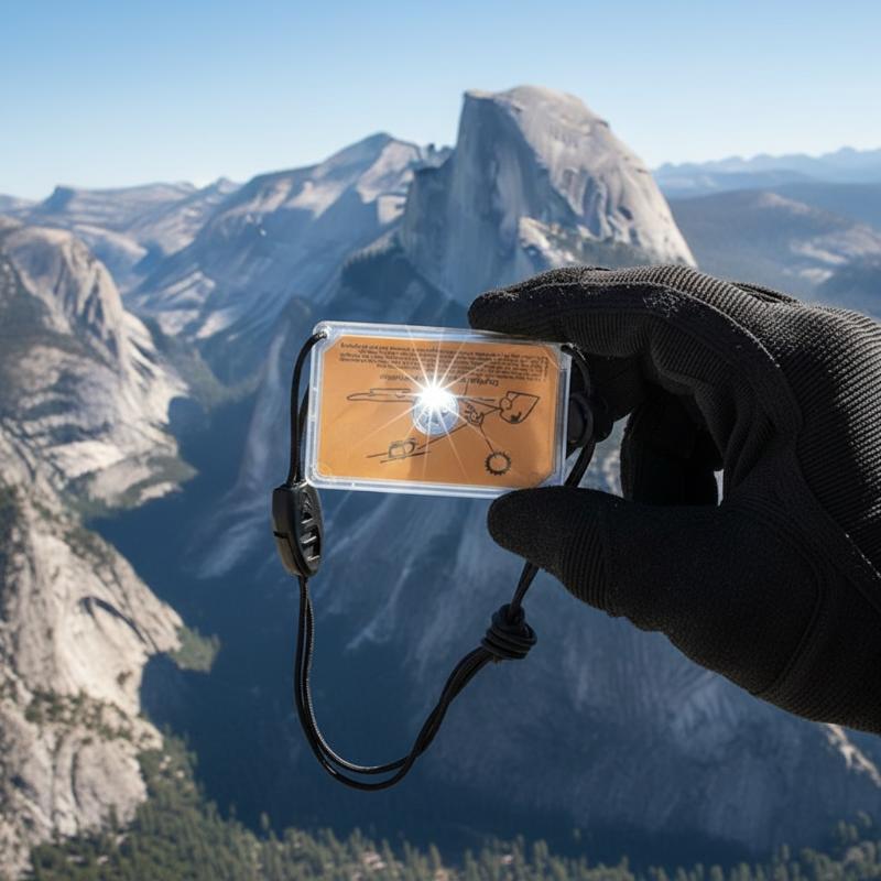 B*Outdoor Survival Signal Mirr - огляд і ціна Signal Mirror Rescue