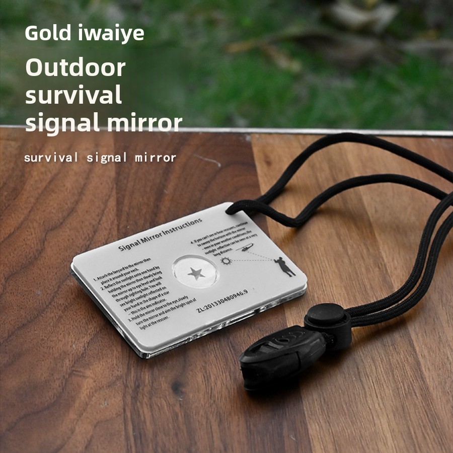 1PCS Outdoor Kayak Survival Si - огляд і ціна Signal Mirror Rescue